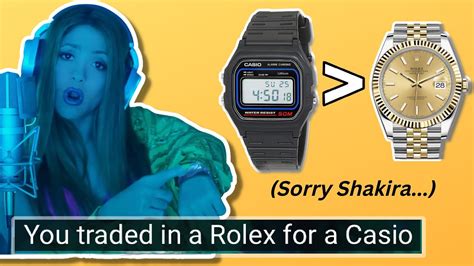 you traded a rolex for a casio